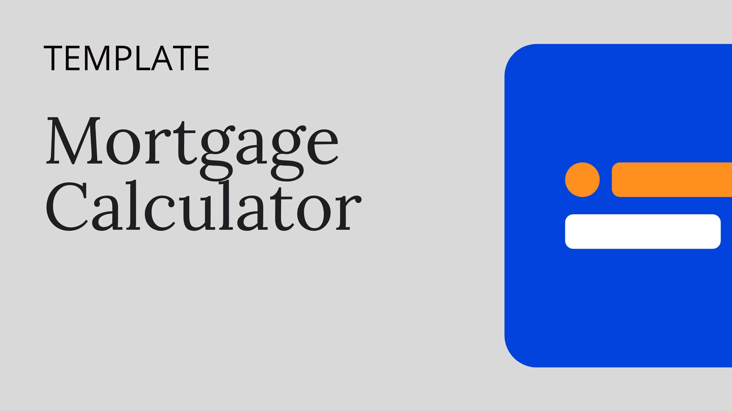 Mortgage Calculator